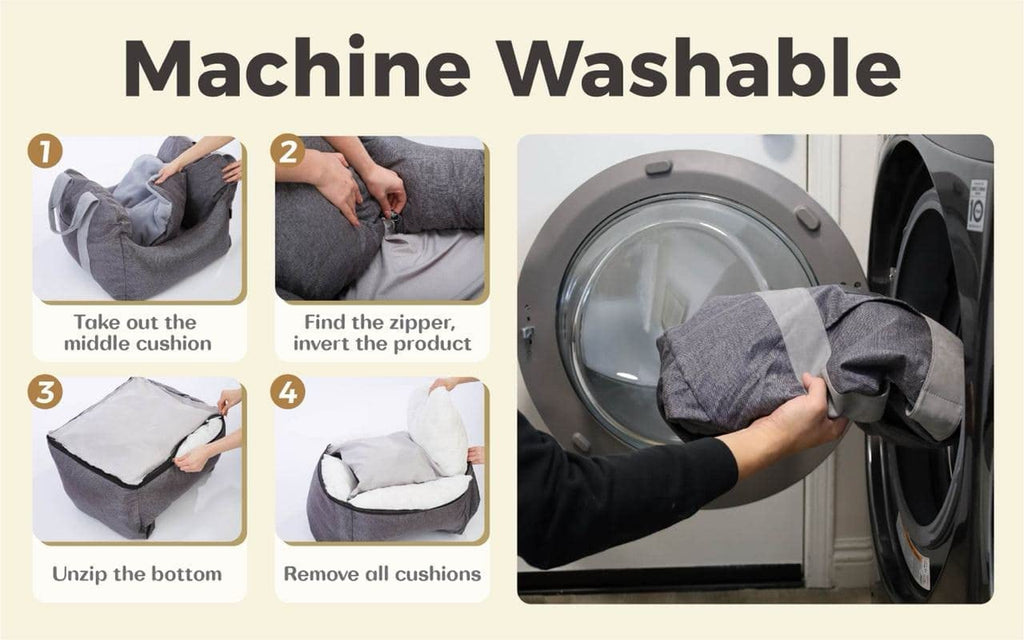 Dog Car Seat, Puppy Booster Seat, Travel Carrier Bed for Small and Medium Pets