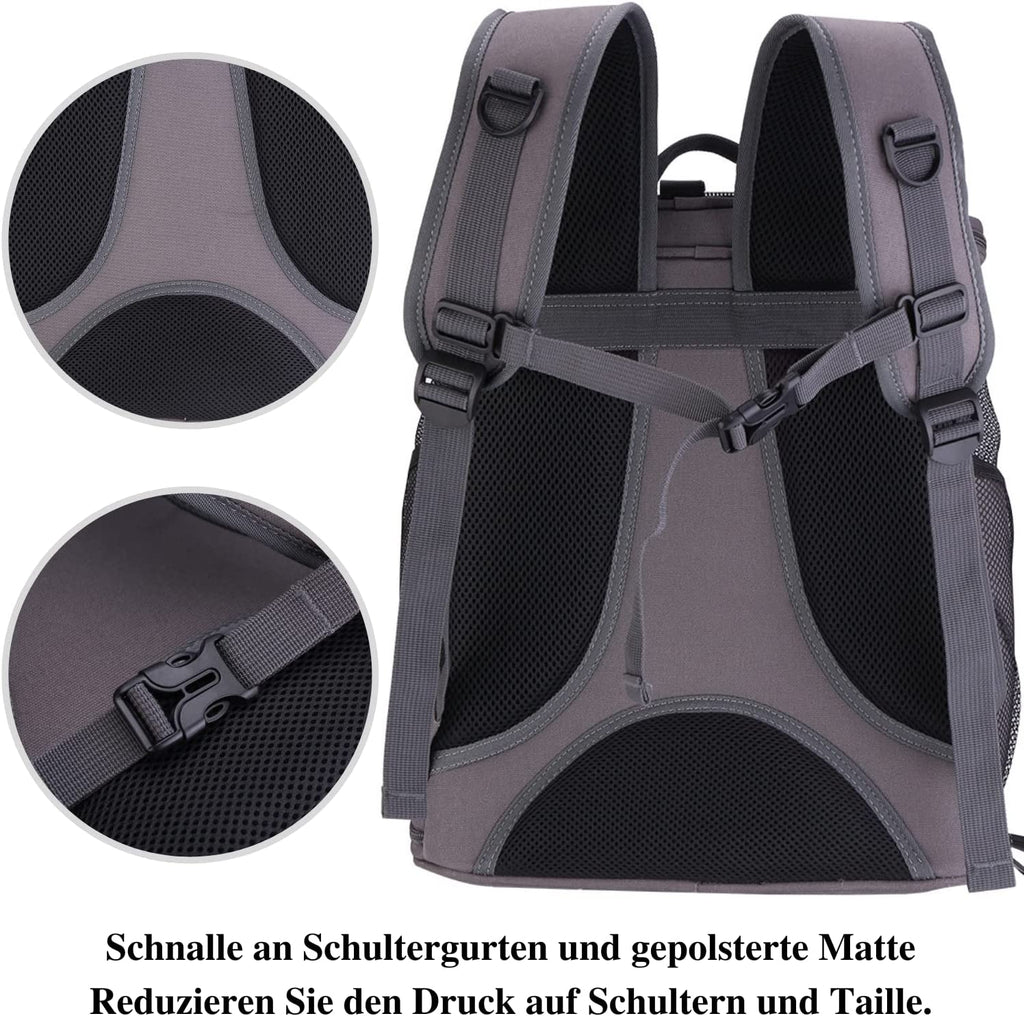 Pet Carrier Canvas Bubble Backpack, Breathable Capsule Portable Pet Backpack